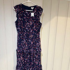 NWT - J Crew Factory Floral Midi Dress - Size 2